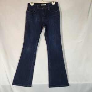 Levi's 515 Bootcut Women's Jeans Blue Dark Wash Denim 6 Retro Classic Style Y2K